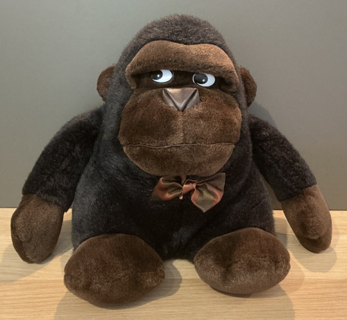 Peluche gorilla occhi laterali